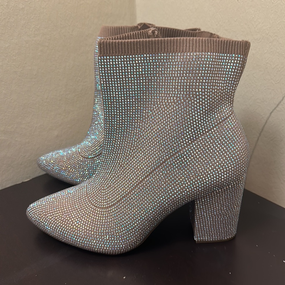 Torrid 11 STRETCH KNIT EMBELLISHED BOOTIE (WW) - Picture 10 of 16